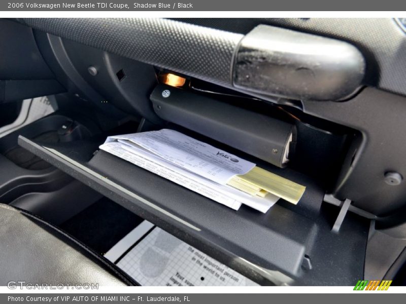 Shadow Blue / Black 2006 Volkswagen New Beetle TDI Coupe