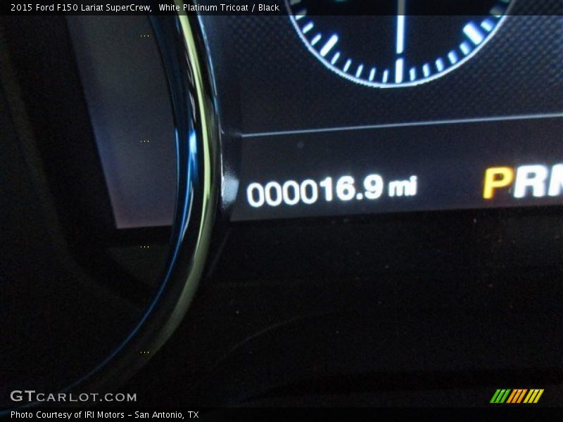 White Platinum Tricoat / Black 2015 Ford F150 Lariat SuperCrew