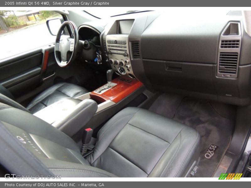Silver Graphite Gray / Graphite 2005 Infiniti QX 56 4WD