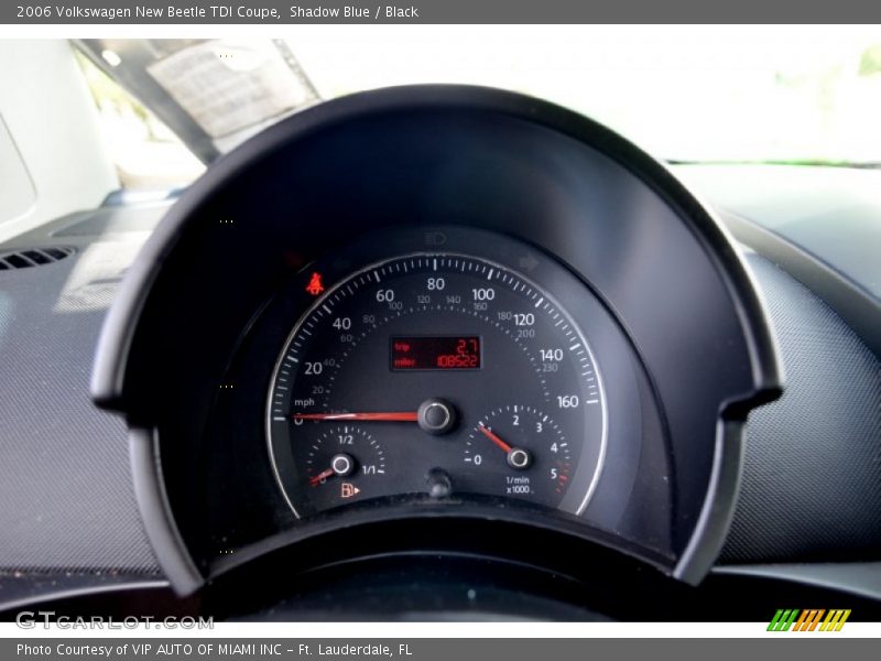 Shadow Blue / Black 2006 Volkswagen New Beetle TDI Coupe