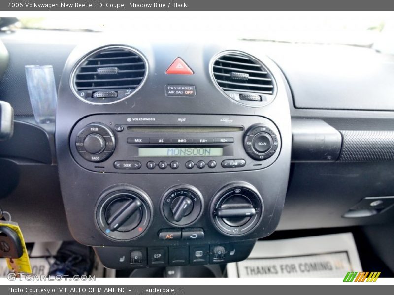 Shadow Blue / Black 2006 Volkswagen New Beetle TDI Coupe