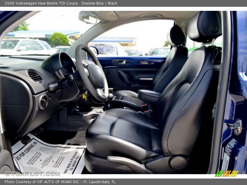 Shadow Blue / Black 2006 Volkswagen New Beetle TDI Coupe