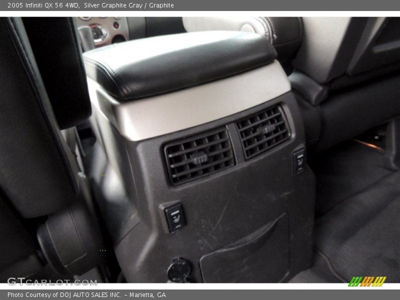 Silver Graphite Gray / Graphite 2005 Infiniti QX 56 4WD