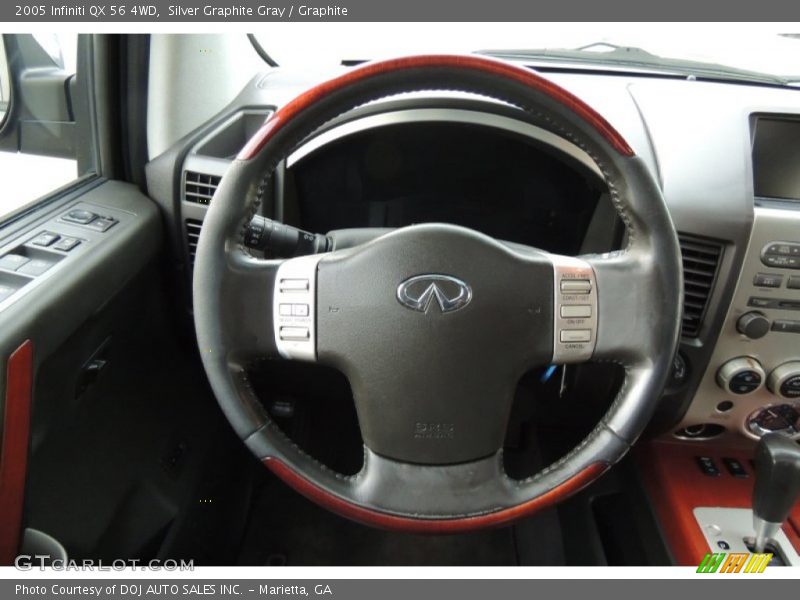 Silver Graphite Gray / Graphite 2005 Infiniti QX 56 4WD