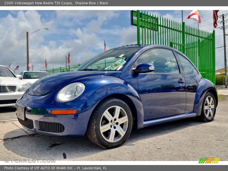 Shadow Blue / Black 2006 Volkswagen New Beetle TDI Coupe