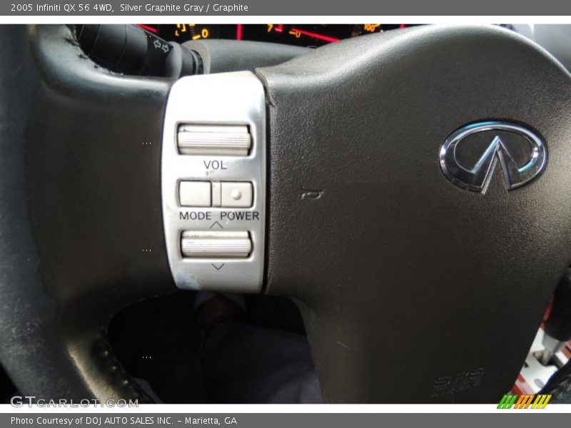 Silver Graphite Gray / Graphite 2005 Infiniti QX 56 4WD