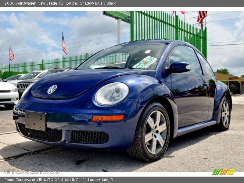 Shadow Blue / Black 2006 Volkswagen New Beetle TDI Coupe