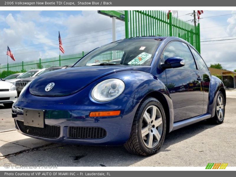 Shadow Blue / Black 2006 Volkswagen New Beetle TDI Coupe