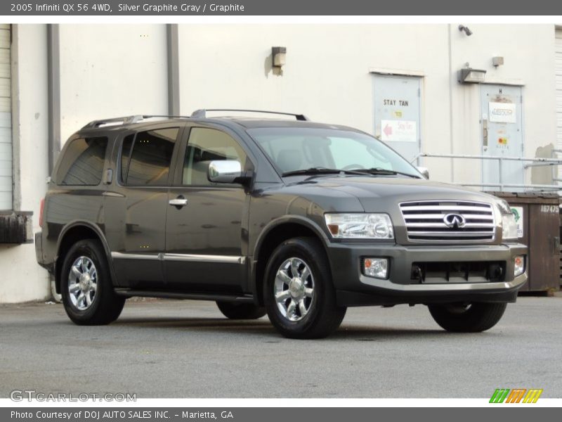 Silver Graphite Gray / Graphite 2005 Infiniti QX 56 4WD