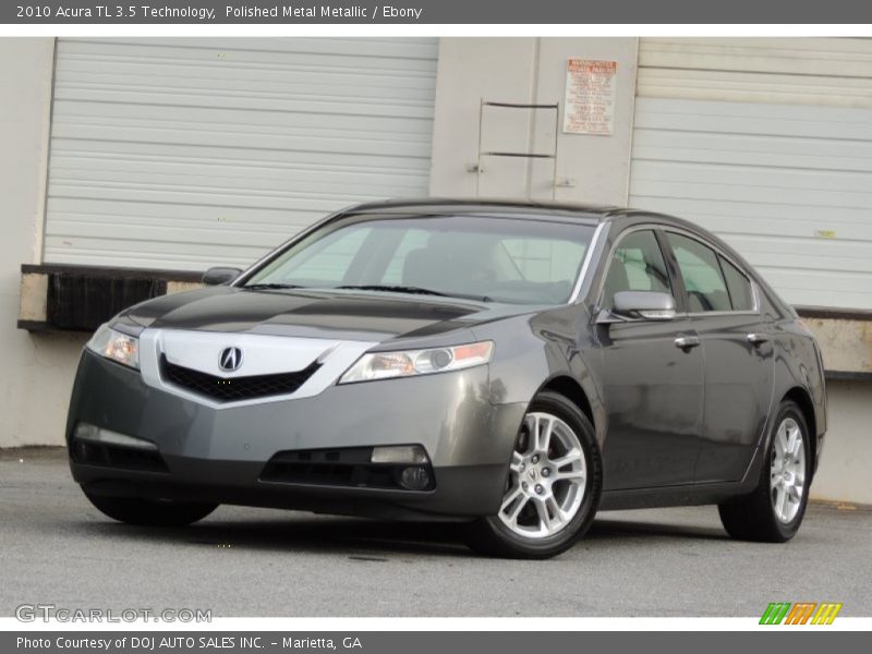 Polished Metal Metallic / Ebony 2010 Acura TL 3.5 Technology