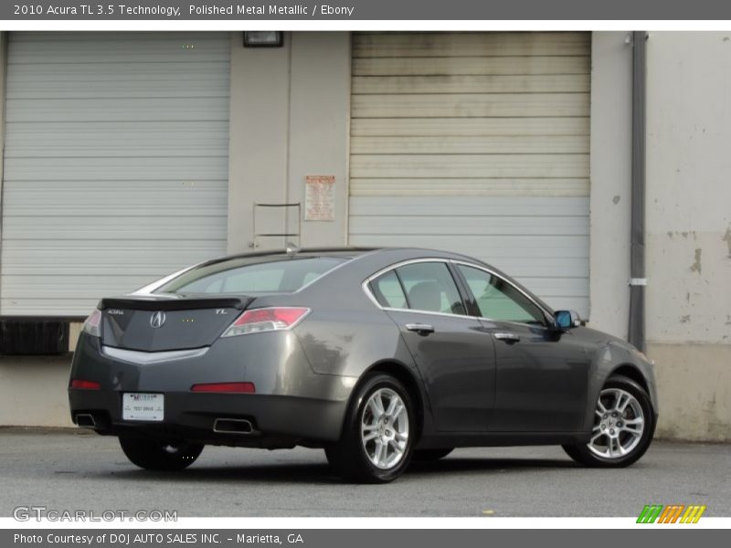 Polished Metal Metallic / Ebony 2010 Acura TL 3.5 Technology