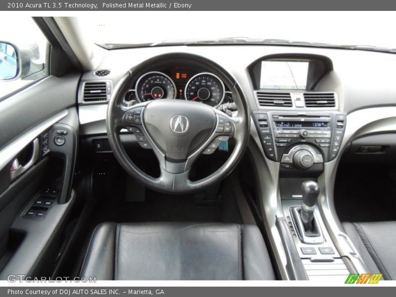 Polished Metal Metallic / Ebony 2010 Acura TL 3.5 Technology