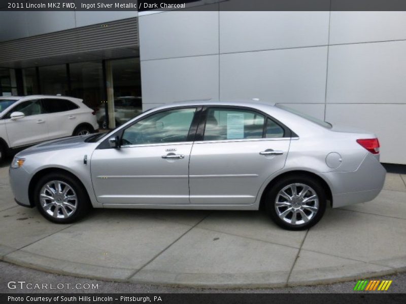 Ingot Silver Metallic / Dark Charcoal 2011 Lincoln MKZ FWD