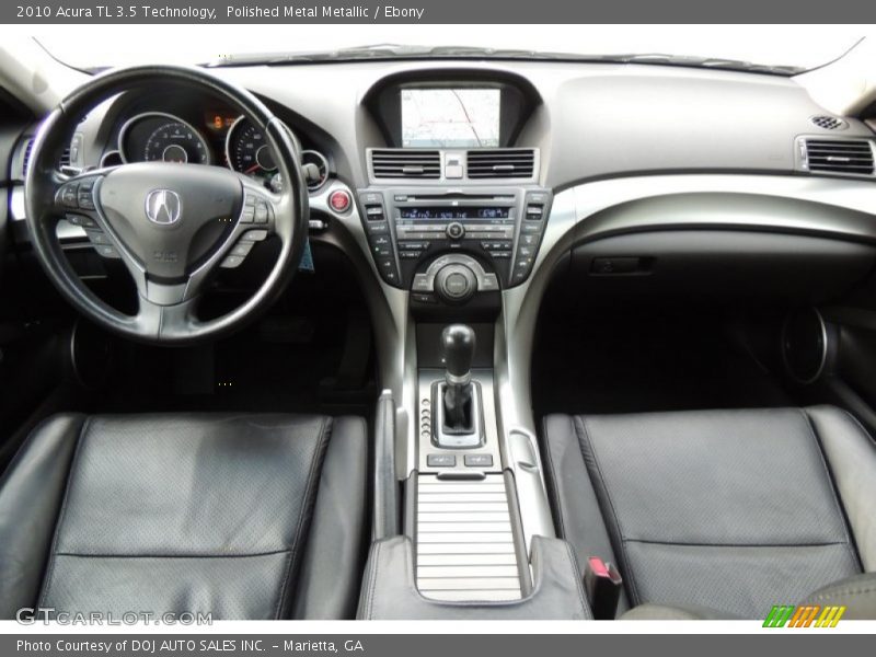 Polished Metal Metallic / Ebony 2010 Acura TL 3.5 Technology