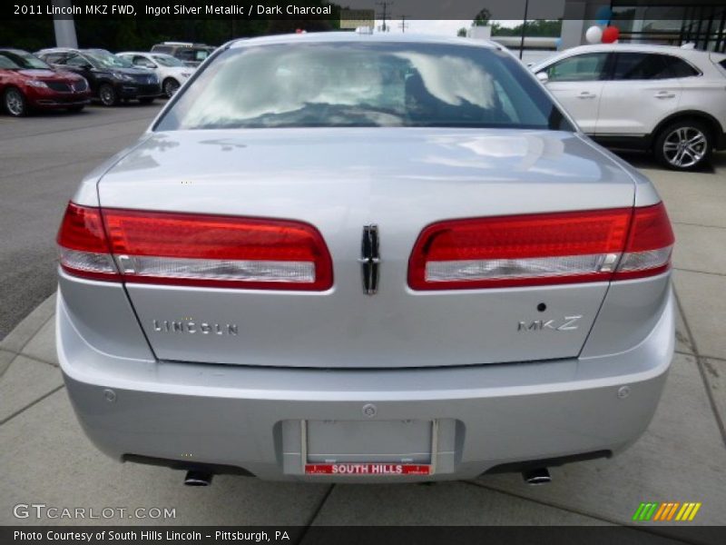 Ingot Silver Metallic / Dark Charcoal 2011 Lincoln MKZ FWD