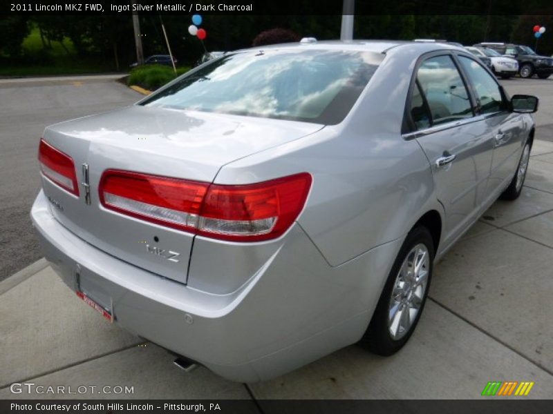 Ingot Silver Metallic / Dark Charcoal 2011 Lincoln MKZ FWD