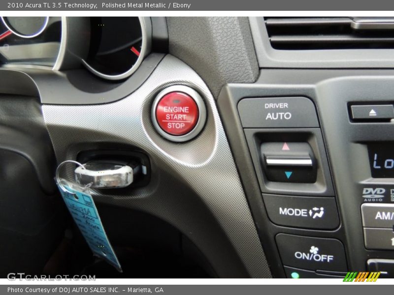 Polished Metal Metallic / Ebony 2010 Acura TL 3.5 Technology