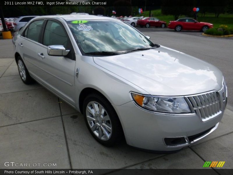 Ingot Silver Metallic / Dark Charcoal 2011 Lincoln MKZ FWD