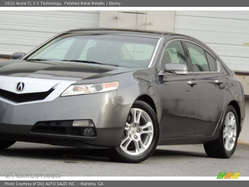 Polished Metal Metallic / Ebony 2010 Acura TL 3.5 Technology