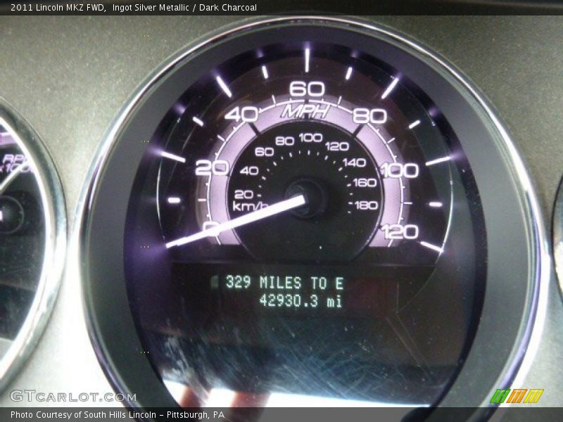 Ingot Silver Metallic / Dark Charcoal 2011 Lincoln MKZ FWD