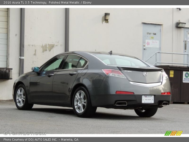 Polished Metal Metallic / Ebony 2010 Acura TL 3.5 Technology