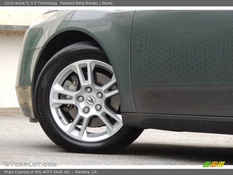 Polished Metal Metallic / Ebony 2010 Acura TL 3.5 Technology