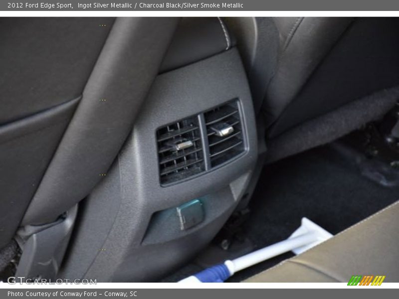 Ingot Silver Metallic / Charcoal Black/Silver Smoke Metallic 2012 Ford Edge Sport