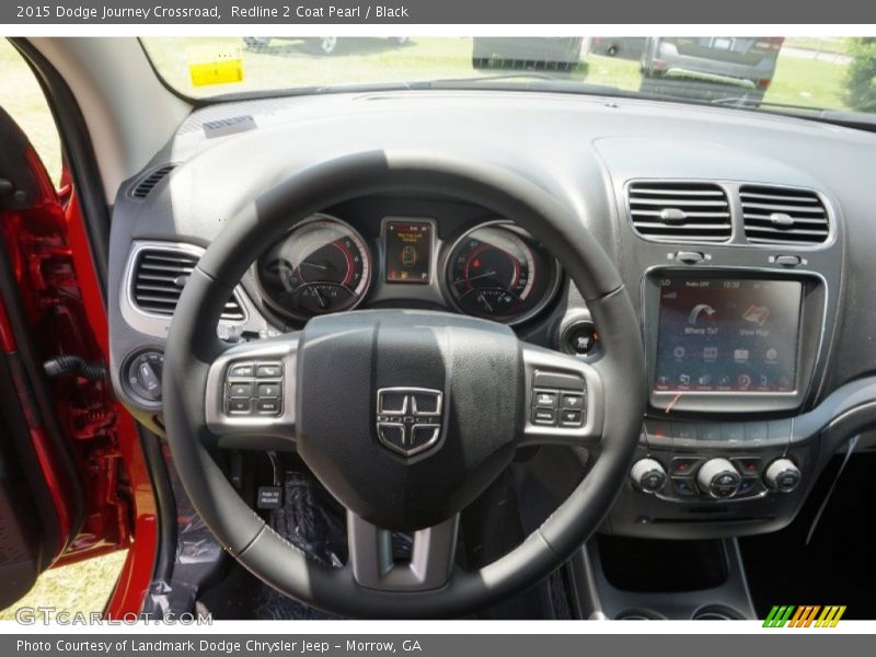 Redline 2 Coat Pearl / Black 2015 Dodge Journey Crossroad