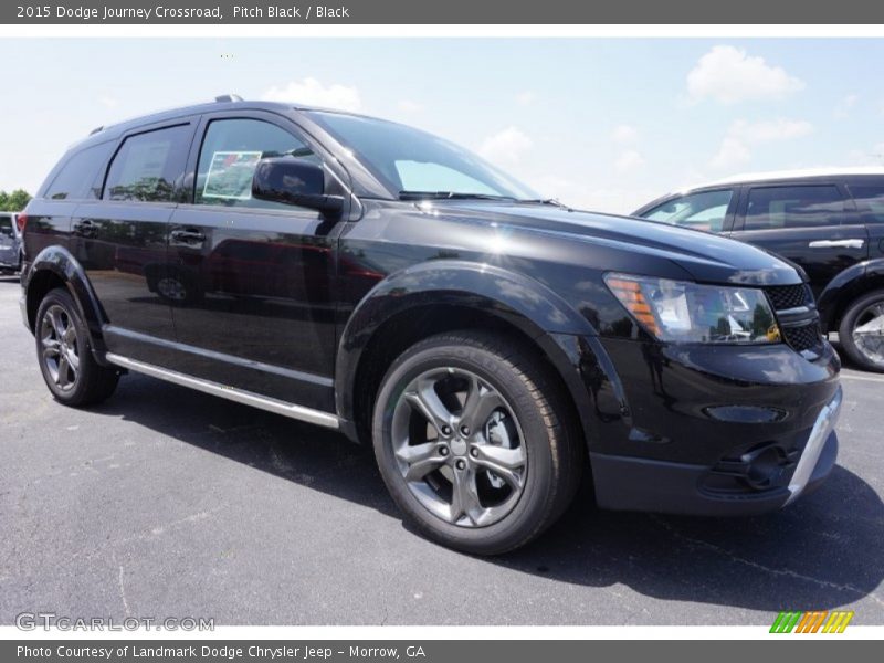 Pitch Black / Black 2015 Dodge Journey Crossroad