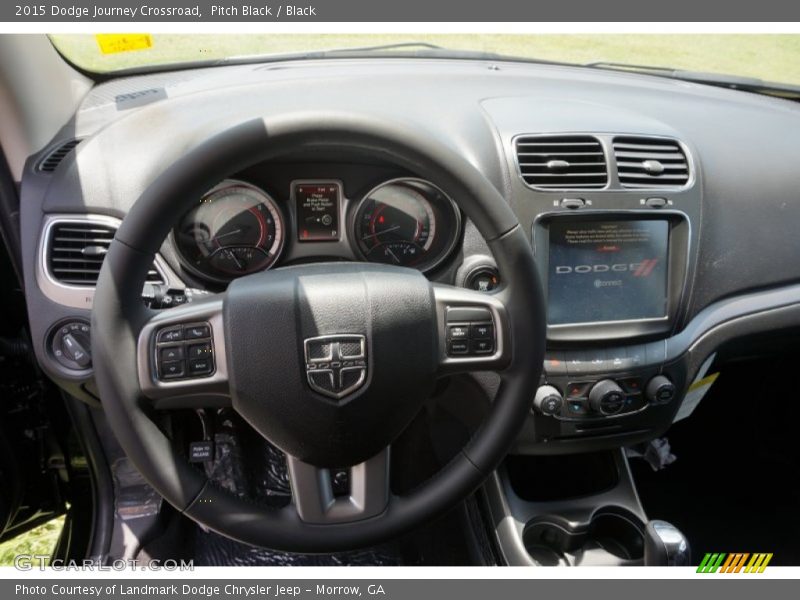 Pitch Black / Black 2015 Dodge Journey Crossroad