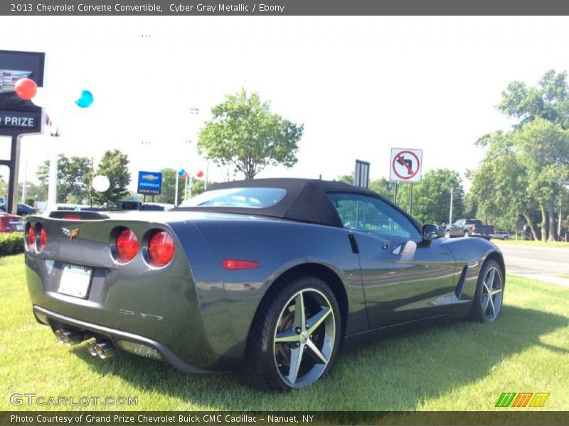 Cyber Gray Metallic / Ebony 2013 Chevrolet Corvette Convertible