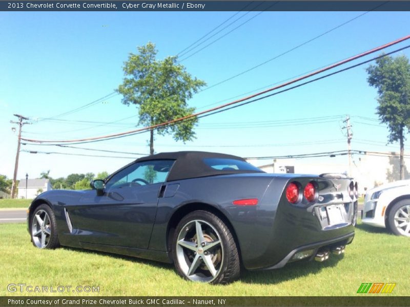 Cyber Gray Metallic / Ebony 2013 Chevrolet Corvette Convertible