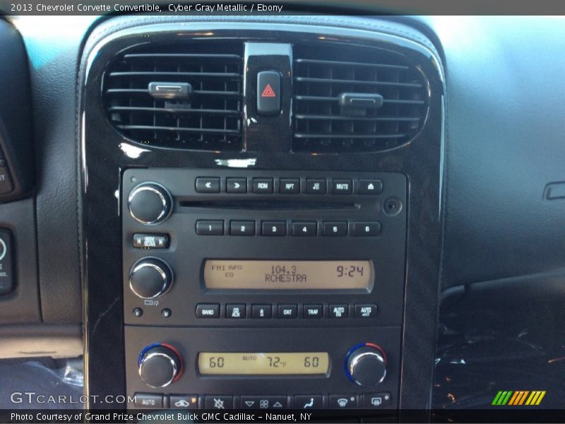 Cyber Gray Metallic / Ebony 2013 Chevrolet Corvette Convertible