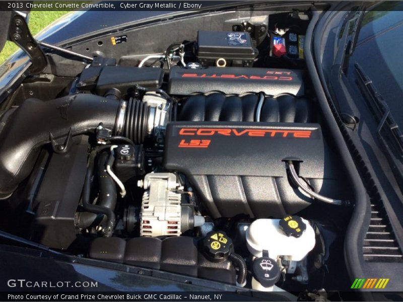 Cyber Gray Metallic / Ebony 2013 Chevrolet Corvette Convertible