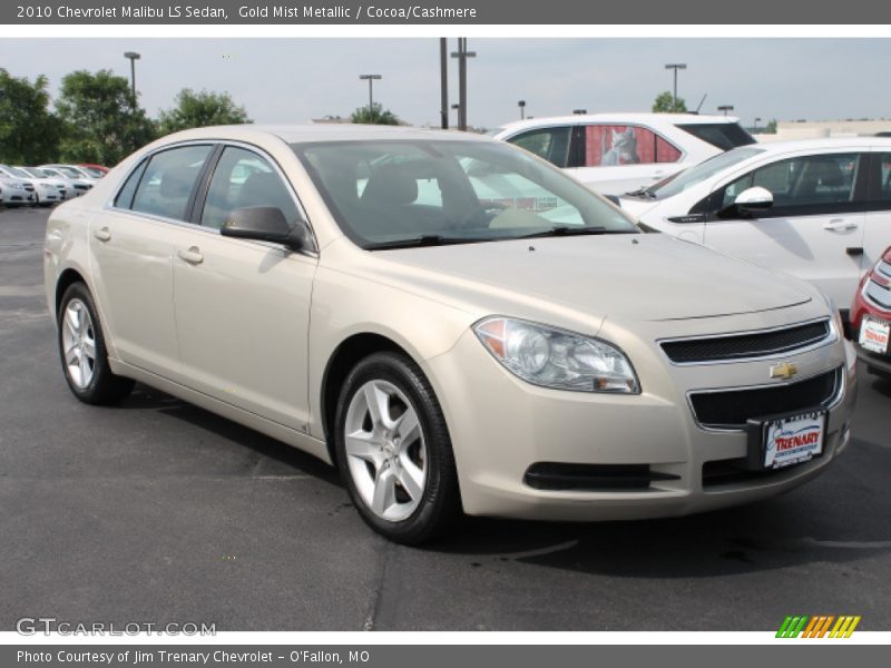 Gold Mist Metallic / Cocoa/Cashmere 2010 Chevrolet Malibu LS Sedan