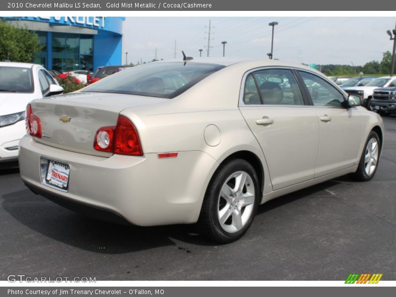 Gold Mist Metallic / Cocoa/Cashmere 2010 Chevrolet Malibu LS Sedan
