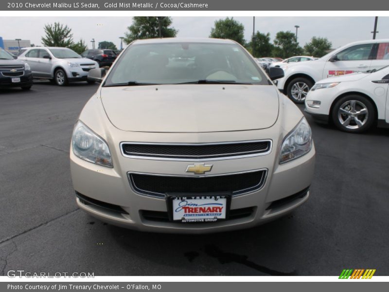 Gold Mist Metallic / Cocoa/Cashmere 2010 Chevrolet Malibu LS Sedan