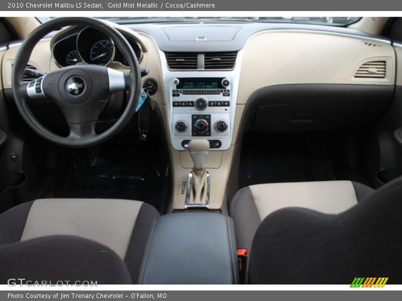 Gold Mist Metallic / Cocoa/Cashmere 2010 Chevrolet Malibu LS Sedan