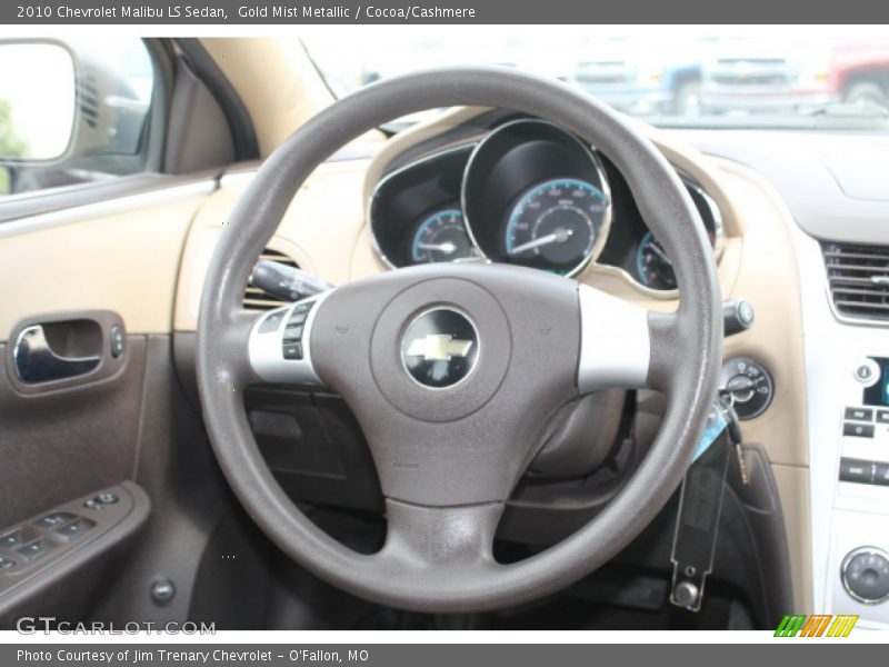 Gold Mist Metallic / Cocoa/Cashmere 2010 Chevrolet Malibu LS Sedan