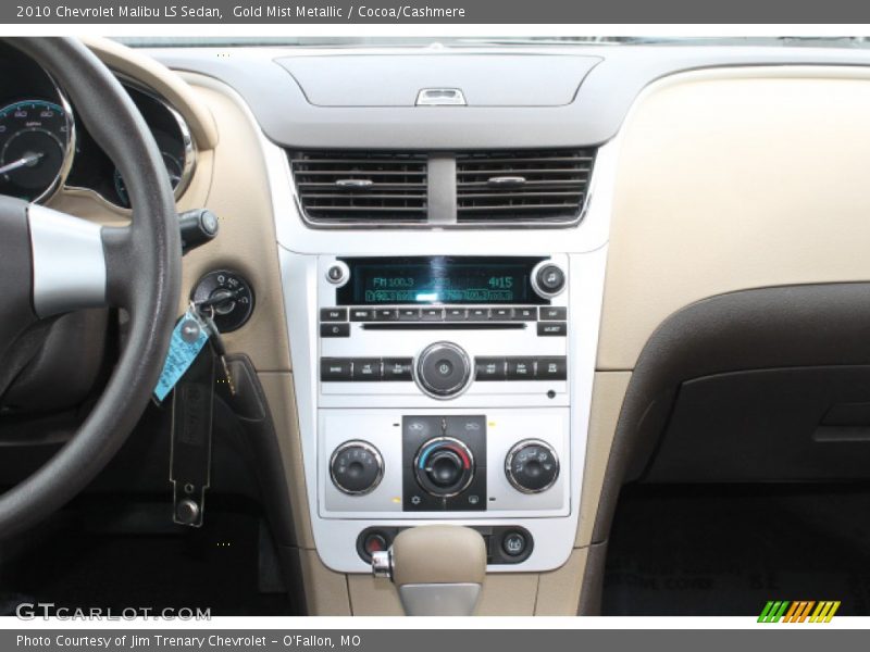 Gold Mist Metallic / Cocoa/Cashmere 2010 Chevrolet Malibu LS Sedan