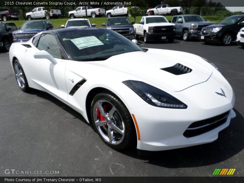 Front 3/4 View of 2015 Corvette Stingray Coupe