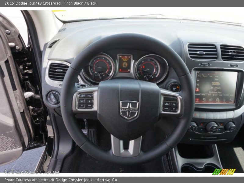 Pitch Black / Black 2015 Dodge Journey Crossroad