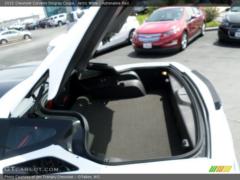 Arctic White / Adrenaline Red 2015 Chevrolet Corvette Stingray Coupe