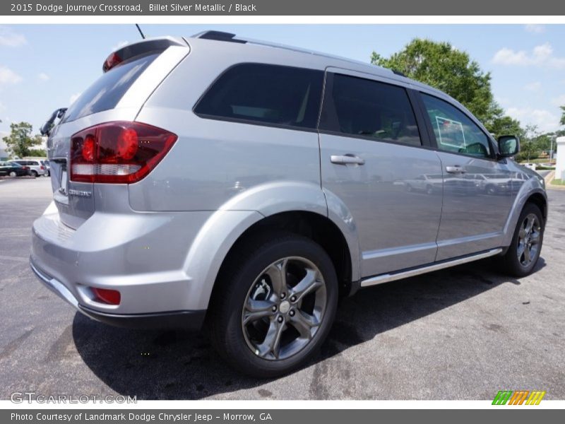 Billet Silver Metallic / Black 2015 Dodge Journey Crossroad