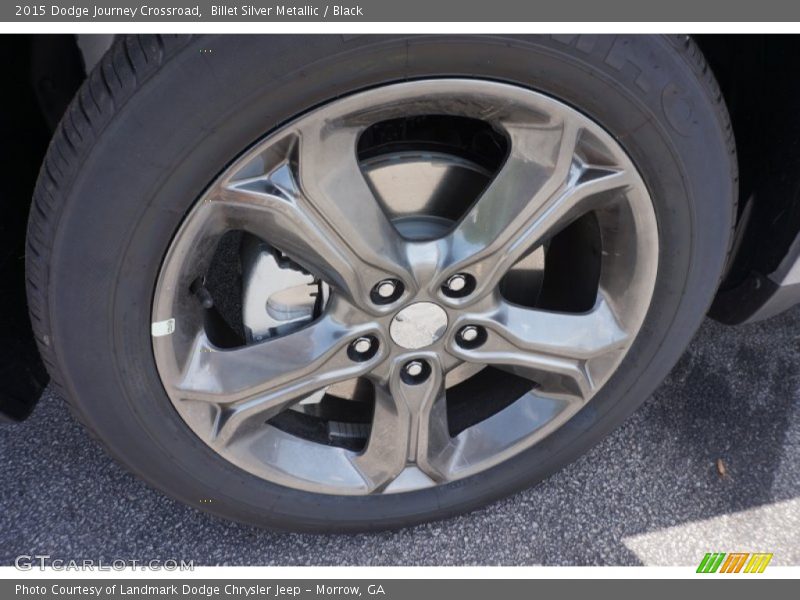 Billet Silver Metallic / Black 2015 Dodge Journey Crossroad