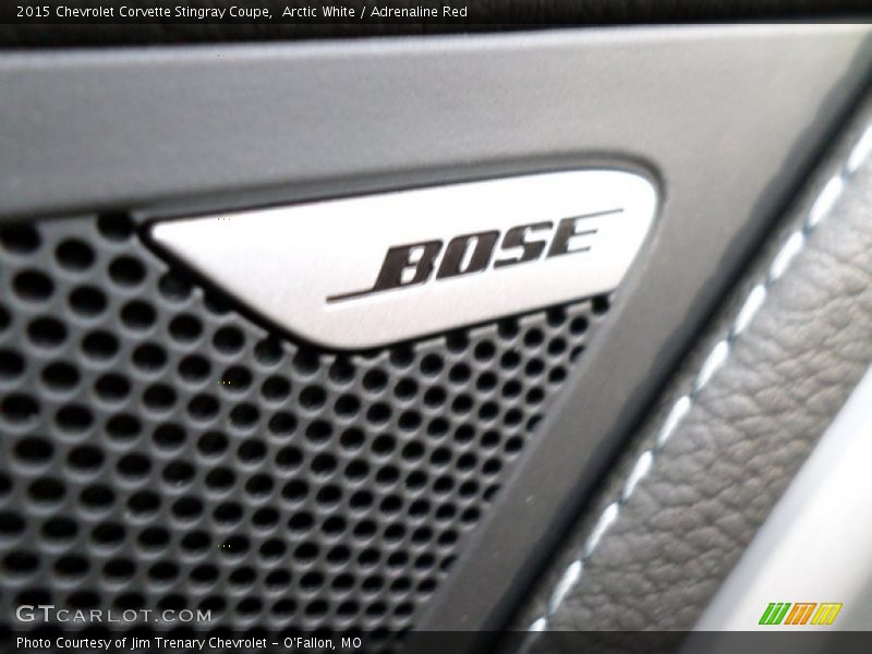 Arctic White / Adrenaline Red 2015 Chevrolet Corvette Stingray Coupe