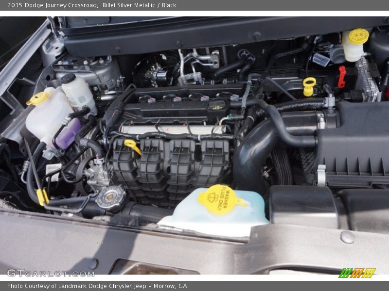 Billet Silver Metallic / Black 2015 Dodge Journey Crossroad