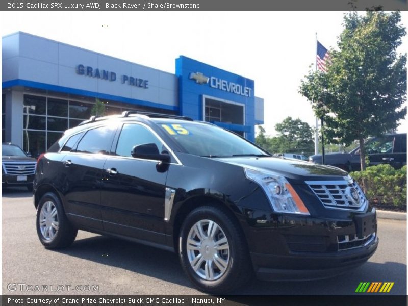 Black Raven / Shale/Brownstone 2015 Cadillac SRX Luxury AWD