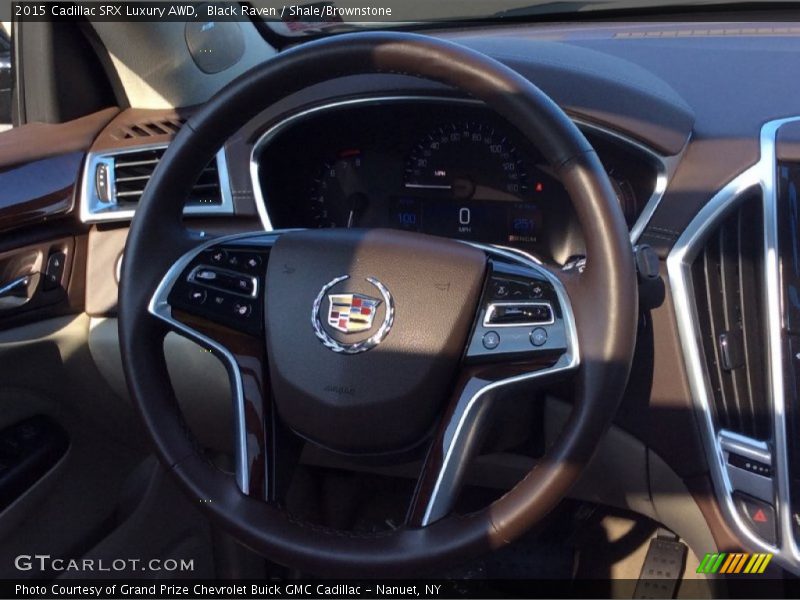 Black Raven / Shale/Brownstone 2015 Cadillac SRX Luxury AWD