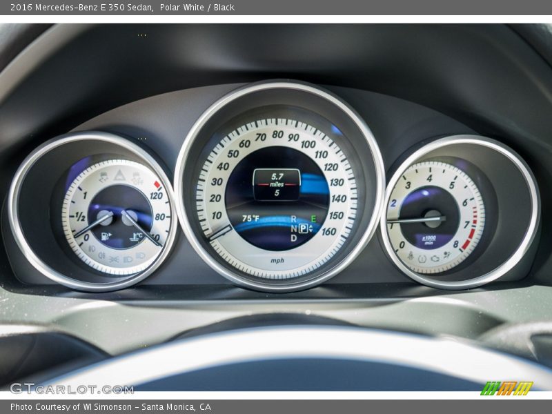 Polar White / Black 2016 Mercedes-Benz E 350 Sedan